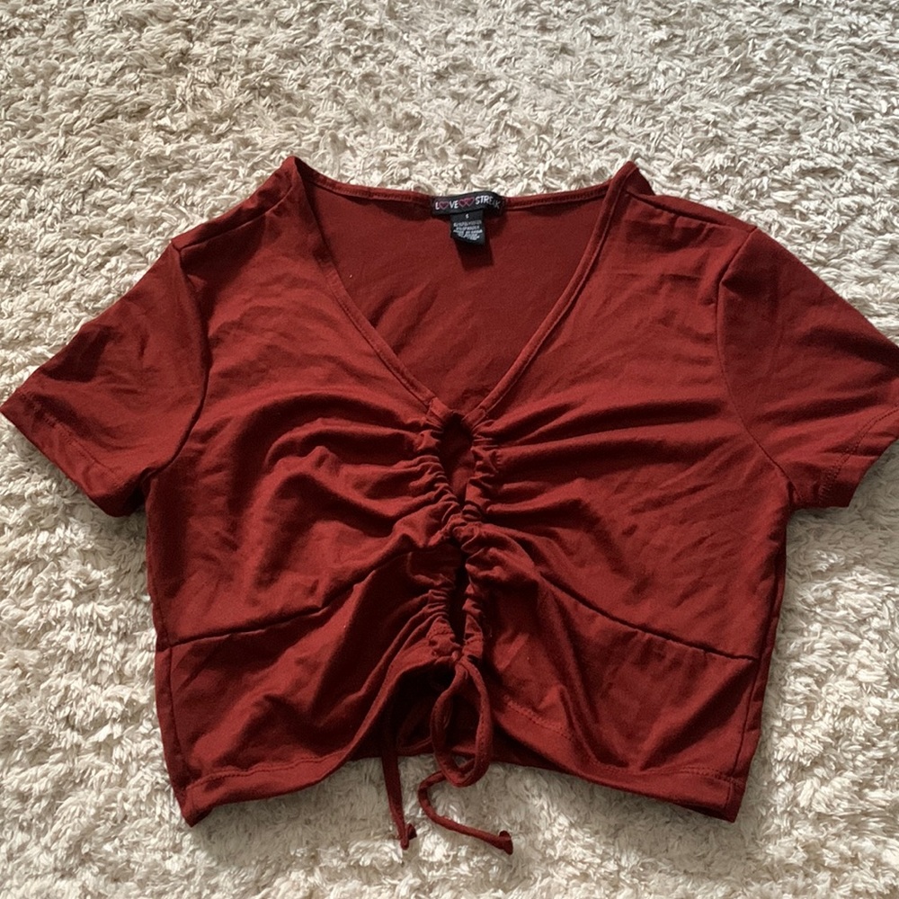 Burnt Orange Crop Top